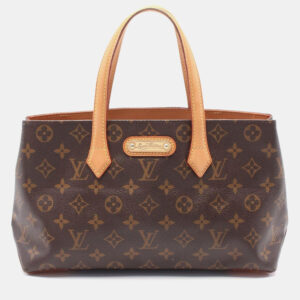 Louis Vuitton Wilshire PM Brown Monogram Canvas Tote Bag