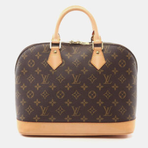 Louis Vuitton Alma PM Brown Monogram Canvas Shoulder Bag