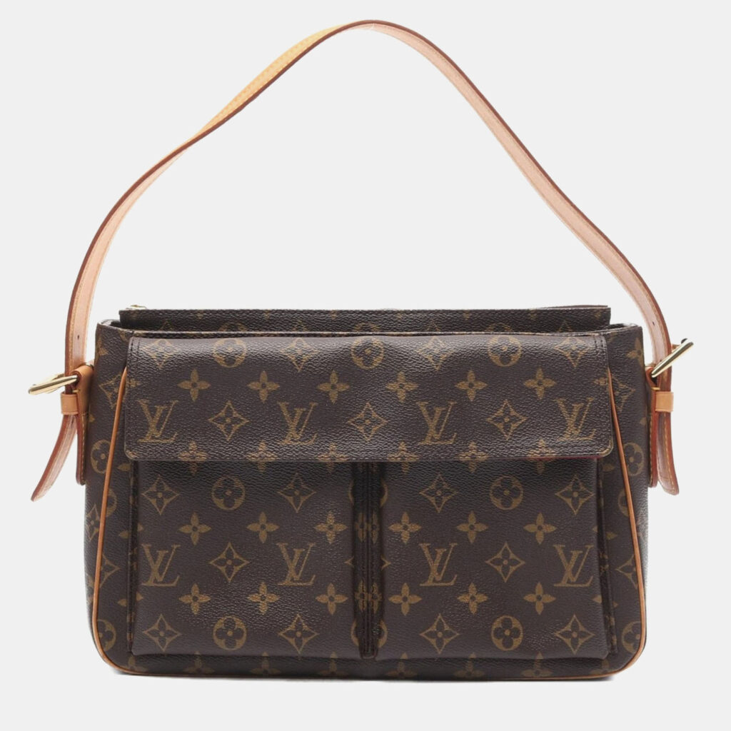 Louis Vuitton Viva Cite GM Brown Monogram Canvas Shoulder Bag