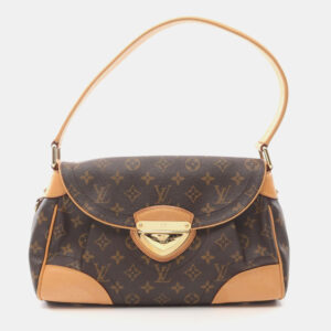 Louis Vuitton Beverly MM Brown Monogram Canvas Shoulder Bag