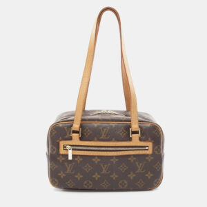 Louis Vuitton Cite MM Brown Monogram Canvas Shoulder Bag