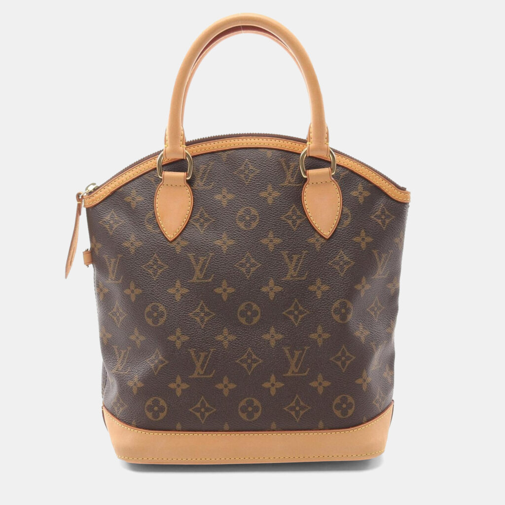 luxury-women-louis-vuitton-used-handbags-p1164147-003 Louis Vuitton Lockit Brown Game On Monogram Canvas Handbag