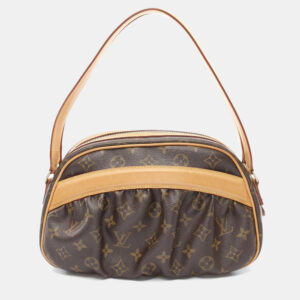 Louis Vuitton Clara Brown Monogram Leather Shoulder Bag