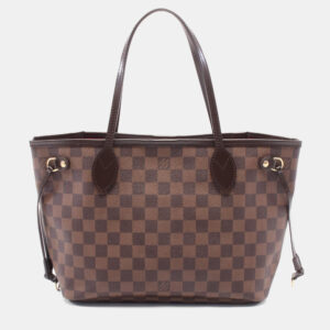 Louis Vuitton Neverfull PM Brown Damier Ebene Canvas Tote Bag