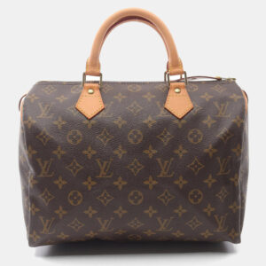 Louis Vuitton Speedy 30 Brown Monogram Leather Handbag