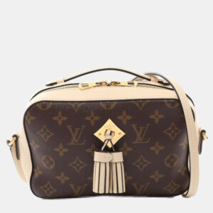 Louis Vuitton Saintonge Brown Monogram Leather Shoulder Bag
