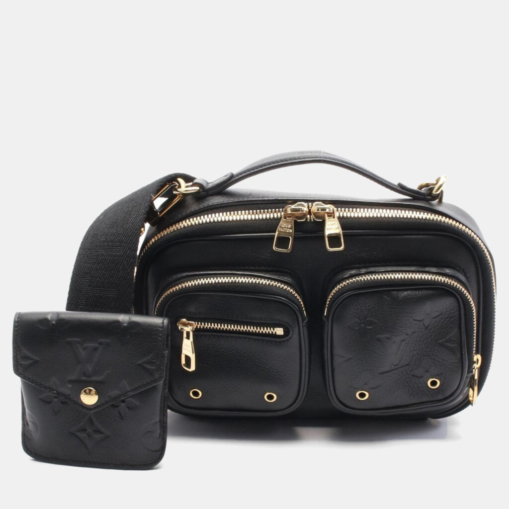 luxury-women-louis-vuitton-used-handbags-p1164229-004 Louis Vuitton Utility Black Leather Crossbody Bag