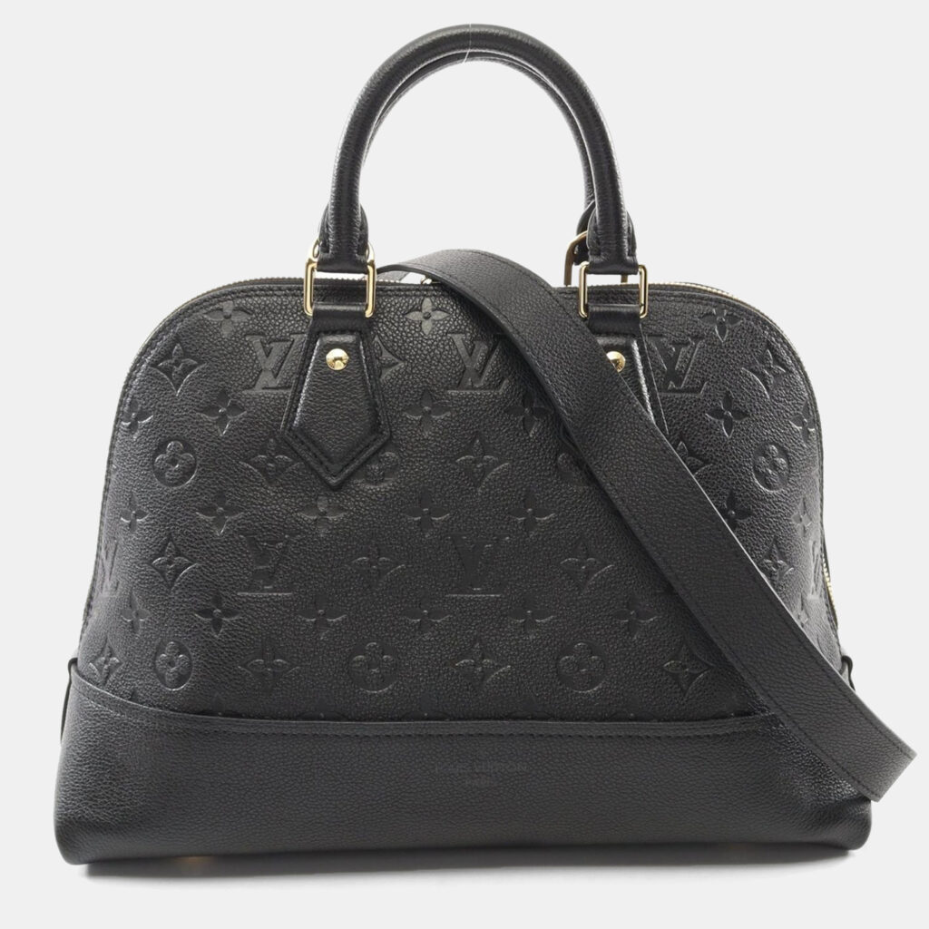 luxury-women-louis-vuitton-used-handbags-p1164233-002 Louis Vuitton Alma PM Noir Monogram Empreinte Neo Handbag