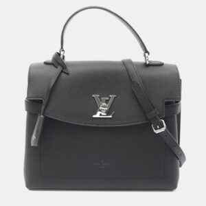 Louis Vuitton Lock Me Ever MM Black Top Handle Bag