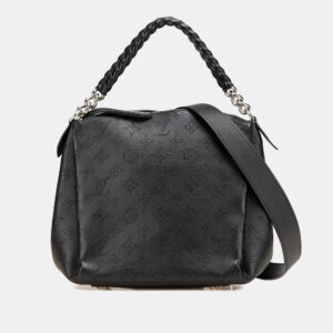 Louis Vuitton Black Monogram Mahina Babylone Chain BB