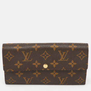 Louis Vuitton Monogram Canvas Sarah Long Wallet