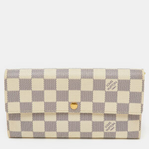 Louis Vuitton Damier Azur Canvas Sarah Long Wallet