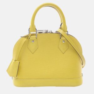 Louis Vuitton Yellow Epi Alma BB