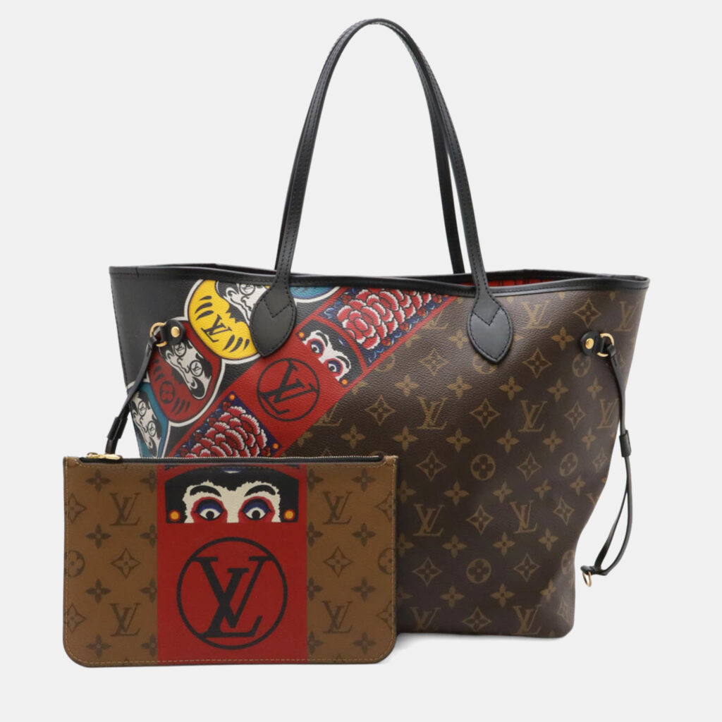 Louis Vuitton Yamamoto Kansai Neverfull MM Monogram Tote Bag