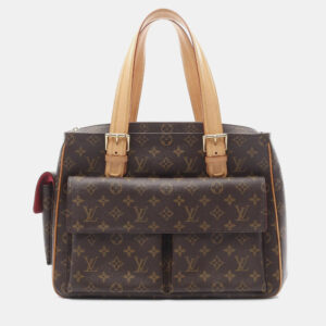 Louis Vuitton Multipli Cite Brown Monogram Canvas Top Handle Bag