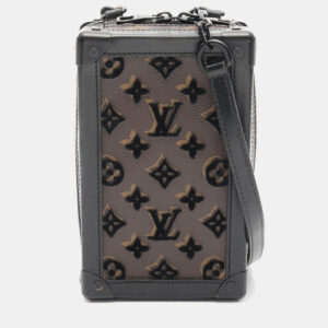 Louis Vuitton Vertical Soft Trunk Brown Monogram Canvas Shoulder Bag