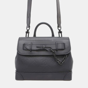 Louis Vuitton Steamer PM Black Monogram Taurillon Shoulder Bag