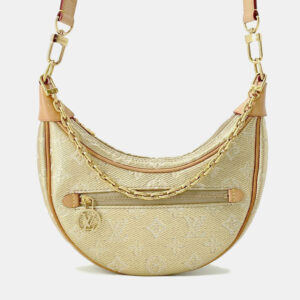 Louis Vuitton Loop Monogram Gold Jacquard Shoulder Bag