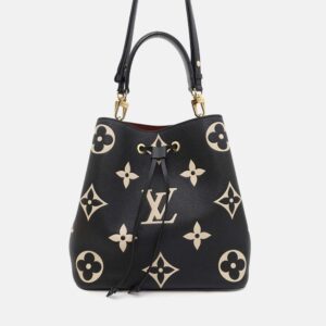 Louis Vuitton Neonoe MM Black Bicolor Monogram Empreinte Shoulder Bag