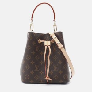 Louis Vuitton Neonoe BB Brown Coated Canvas Leather Shoulder Bag