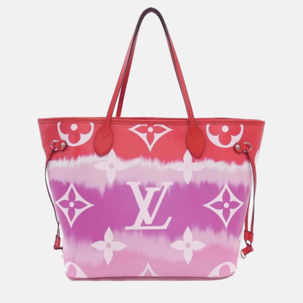 luxury-women-louis-vuitton-used-handbags-p1167955-001 Louis Vuitton Neverfull MM Escale Rouge Tote Bag