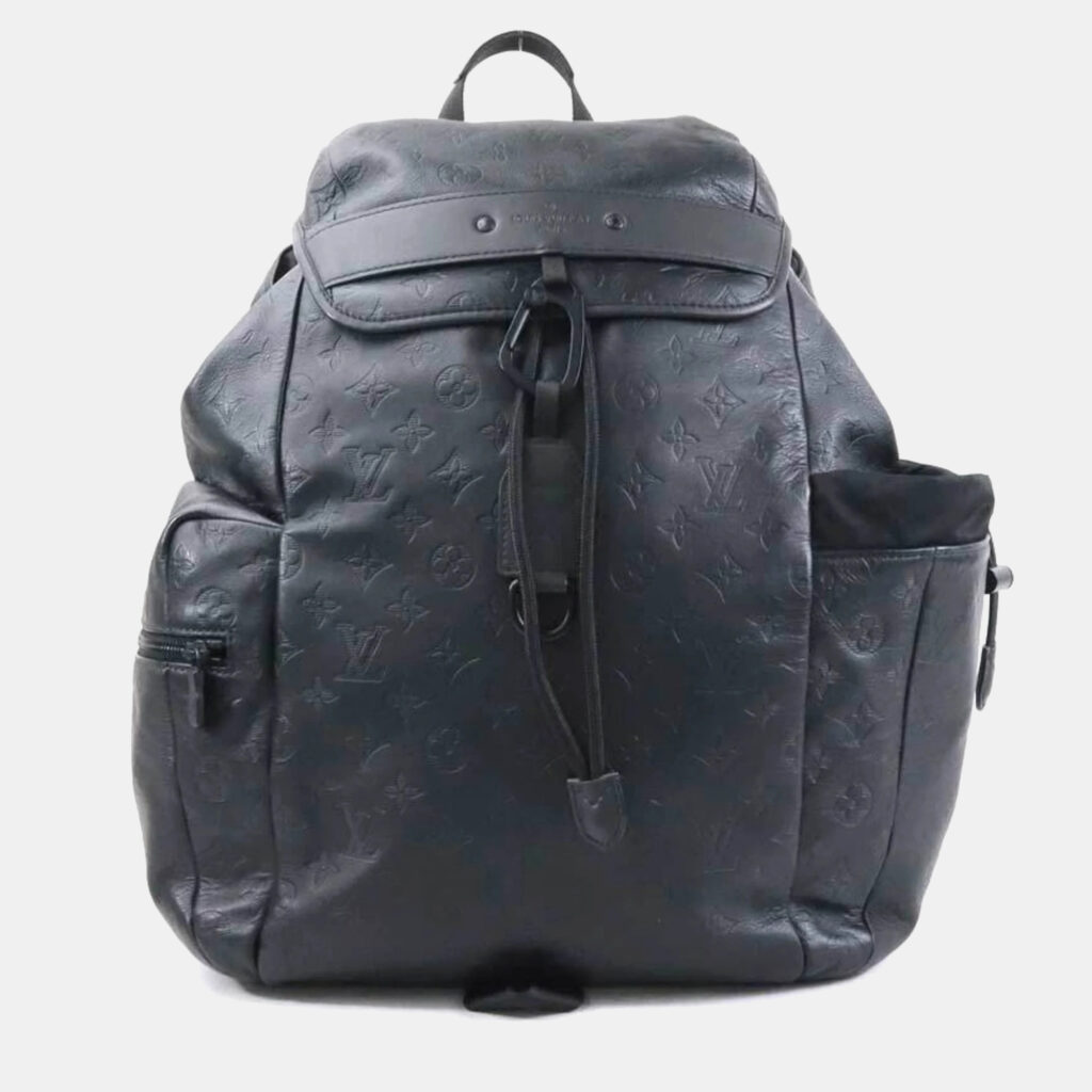 luxury-women-louis-vuitton-used-handbags-p1168022-003 Louis Vuitton Discovery Black Monogram Shadow Backpack