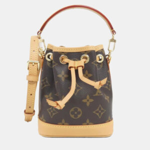 Louis Vuitton Nano Noe Brown Monogram Shoulder Bag