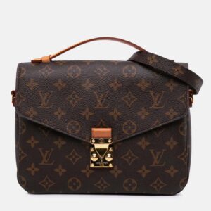 Louis Vuitton Brown Monogram Pochette Metis