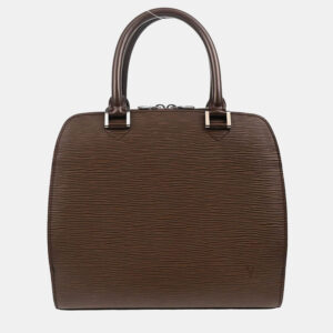 Louis Vuitton Brown Epi Pont Neuf Handbag