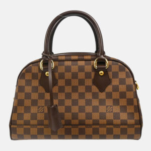 Louis Vuitton Duomo Brown Damier Ebene Canvas Top Handle Bag
