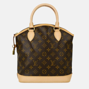 Louis Vuitton Lockit Brown Monogram Canvas Top Handle Bag