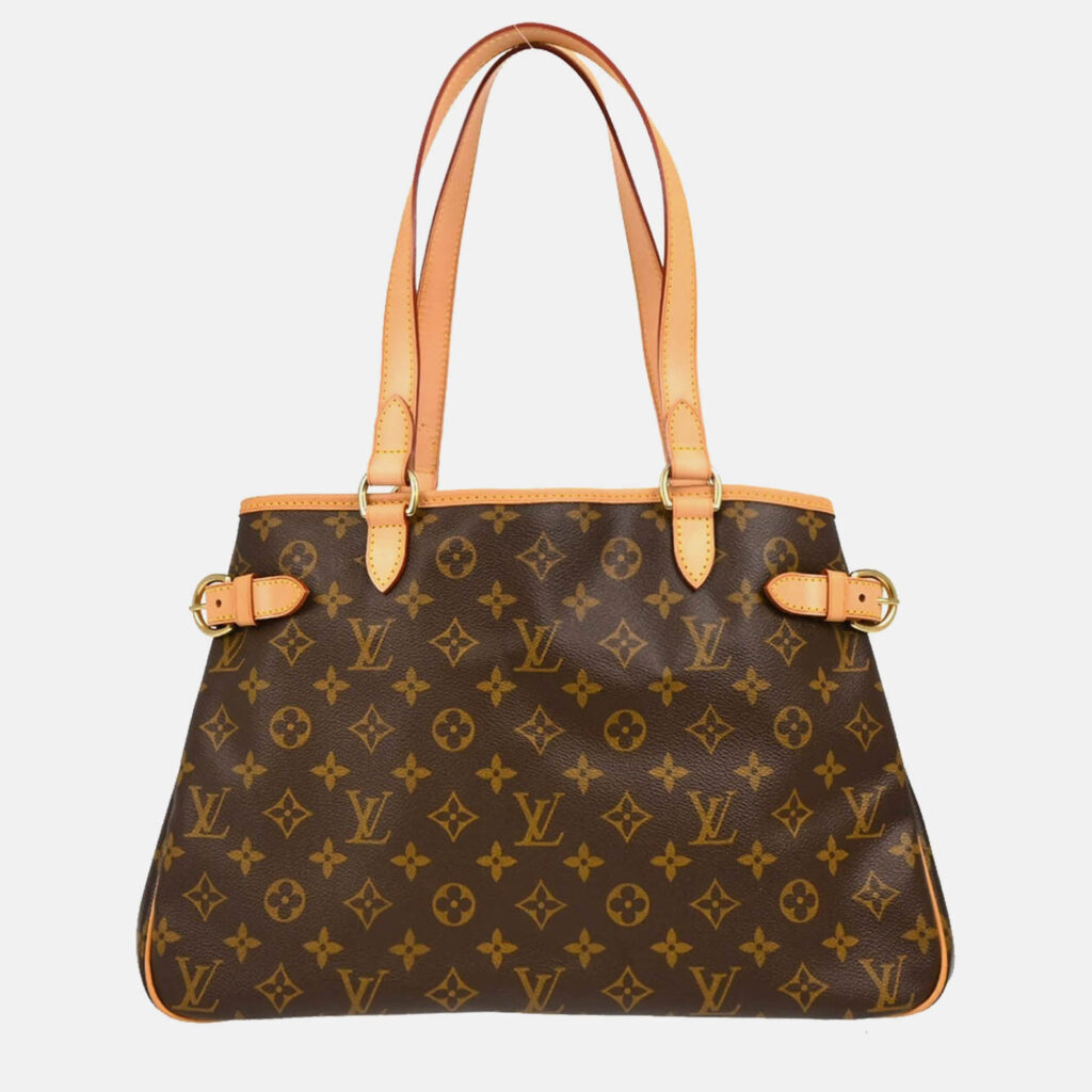 luxury-women-louis-vuitton-used-handbags-p1168752-009 Louis Vuitton Batignolles Brown Monogram Horizontal Tote Bag