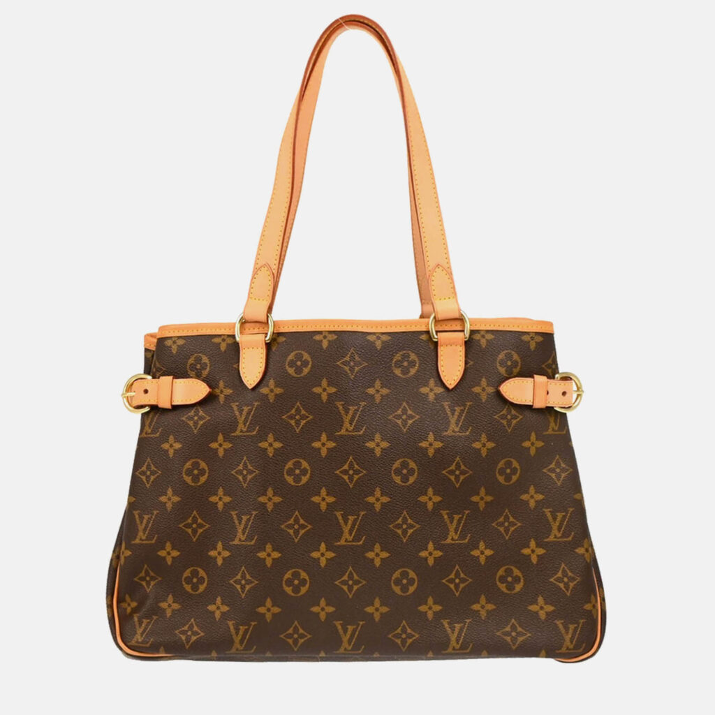 luxury-women-louis-vuitton-used-handbags-p1168754-010 Louis Vuitton Batignolles Brown Monogram Horizontal Tote Bag
