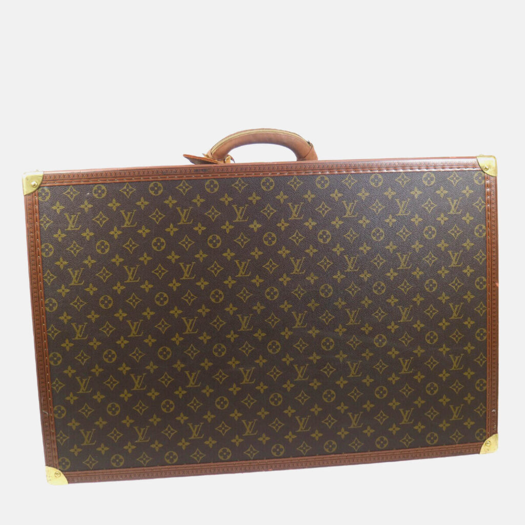 luxury-women-louis-vuitton-used-handbags-p1168801-006 Louis Vuitton Alzer 70 Monogram Trunk Luggage Suitcase