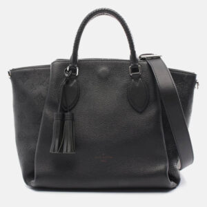 Louis Vuitton Omea Haumea Mahina Noir Black Leather Bag