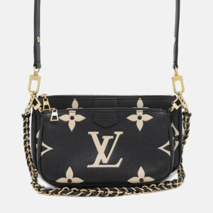 Louis Vuitton Multi Pochette Accessoires Black Monogram Empreinte Shoulder Bag