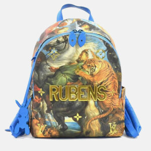 Louis Vuitton Masters Rubens Palm Springs Blue Multicolor Backpack