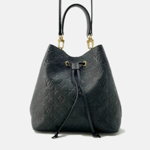 Louis Vuitton Neonoe MM Black Empreinte Leather Shoulder Bag