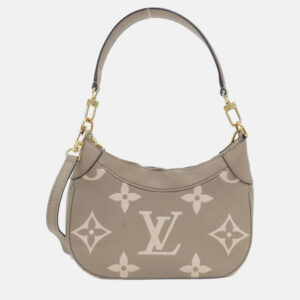 Louis Vuitton Bagatelle Tourterelle Monogram Empreinte Leather Shoulder Bag