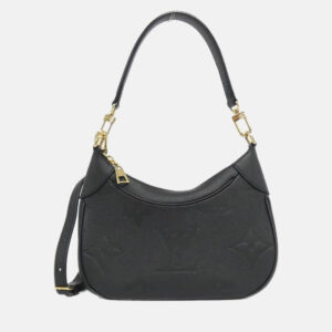 Louis Vuitton Bagatelle Black Monogram Empreinte Leather Shoulder Bag