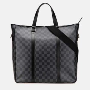 Louis Vuitton Black Damier Graphite Tadao Bag PM