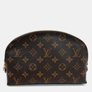 Louis Vuitton Brown PVC Monogram Cosmetic Pouch