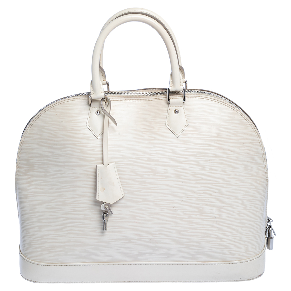 luxury-women-louis-vuitton-used-handbags-p467595-012 Louis Vuitton Ivorie Epi Leather Alma GM Bag