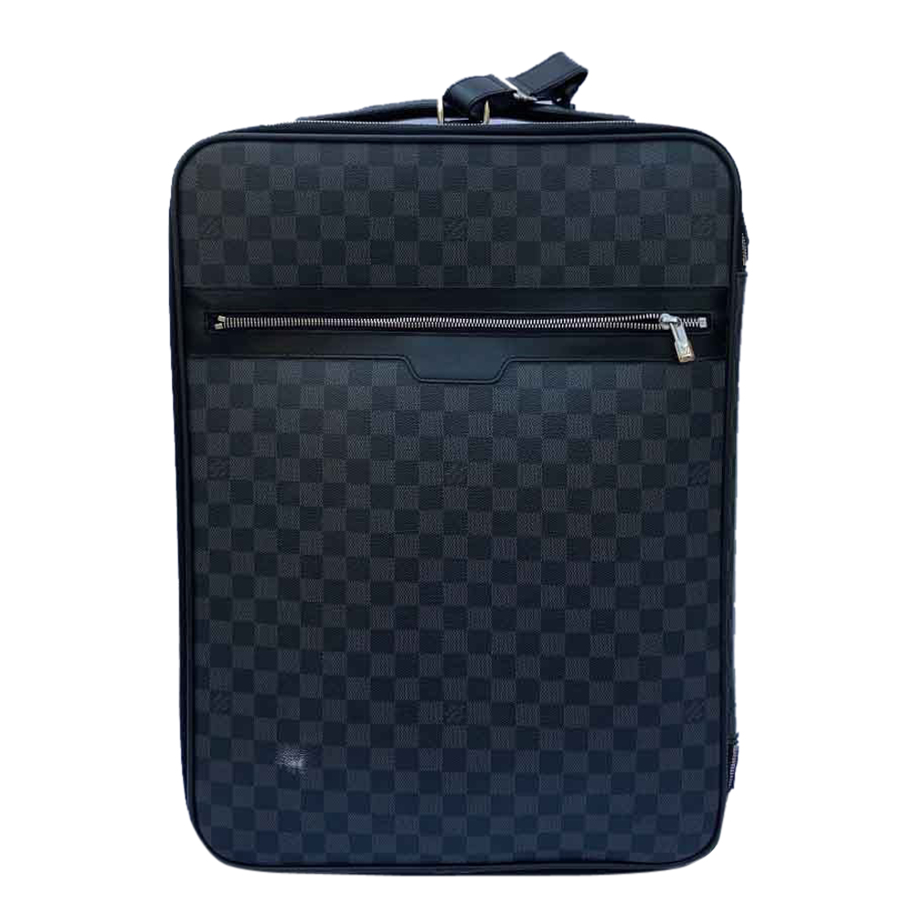 luxury-women-louis-vuitton-used-handbags-p608711-002-2 Louis Vuitton Damier Graphite Canvas Pegase Legere 55 Suitcases