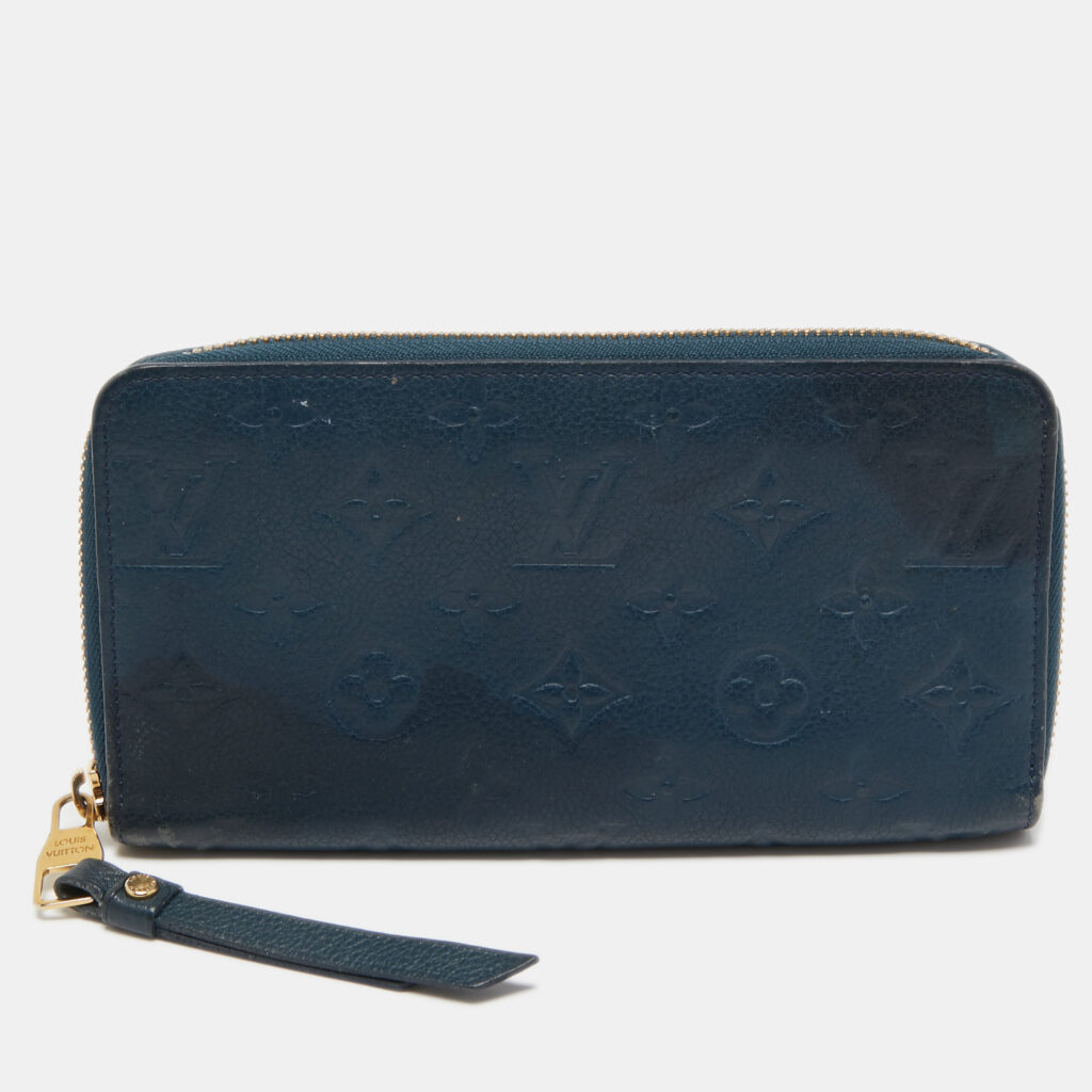 luxury-women-louis-vuitton-used-handbags-p756363-001 Louis Vuitton Orage Monogram Empreinte Leather Zippy Wallet