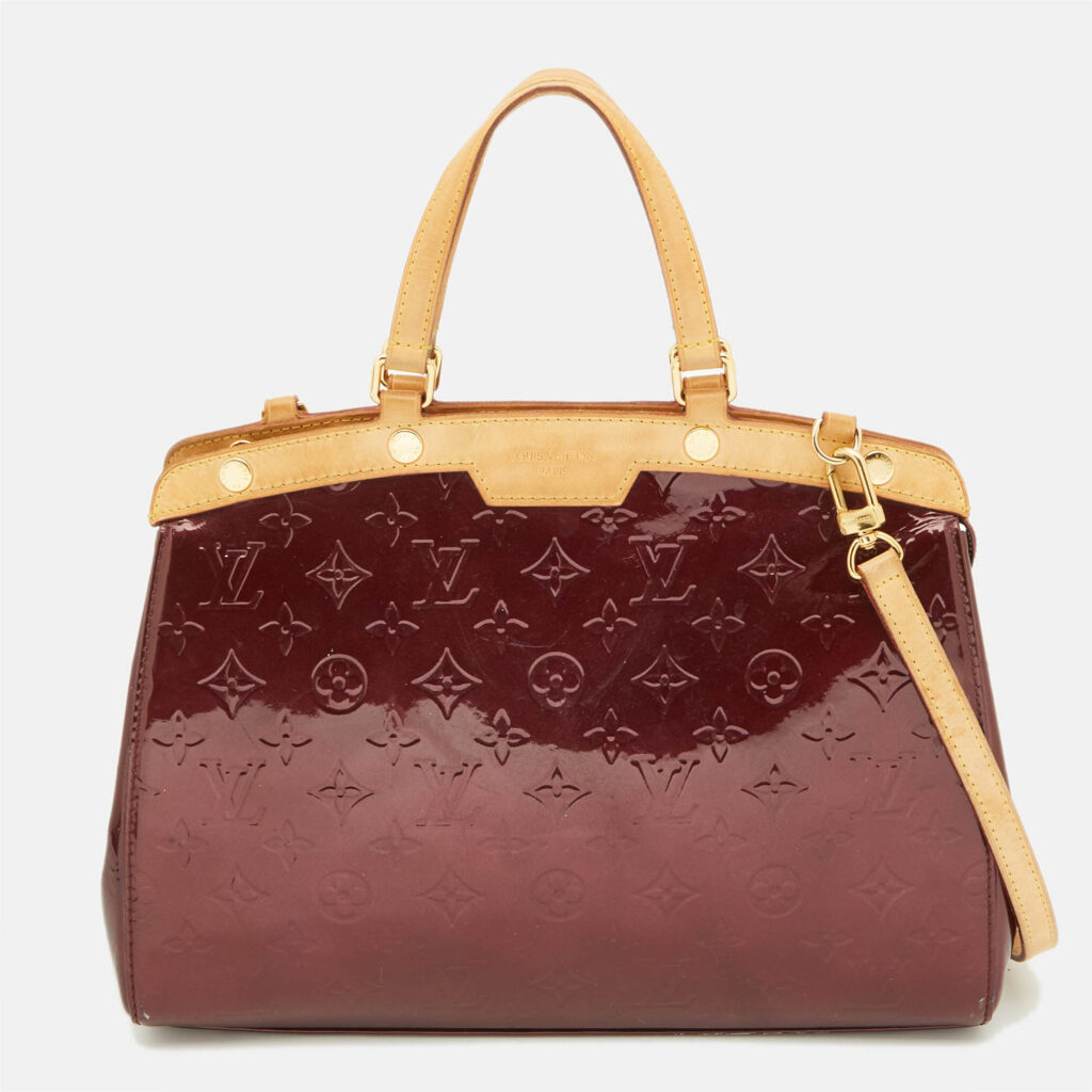 luxury-women-louis-vuitton-used-handbags-p901686-009 Louis Vuitton Amarante Monogram Vernis Brea MM Bag