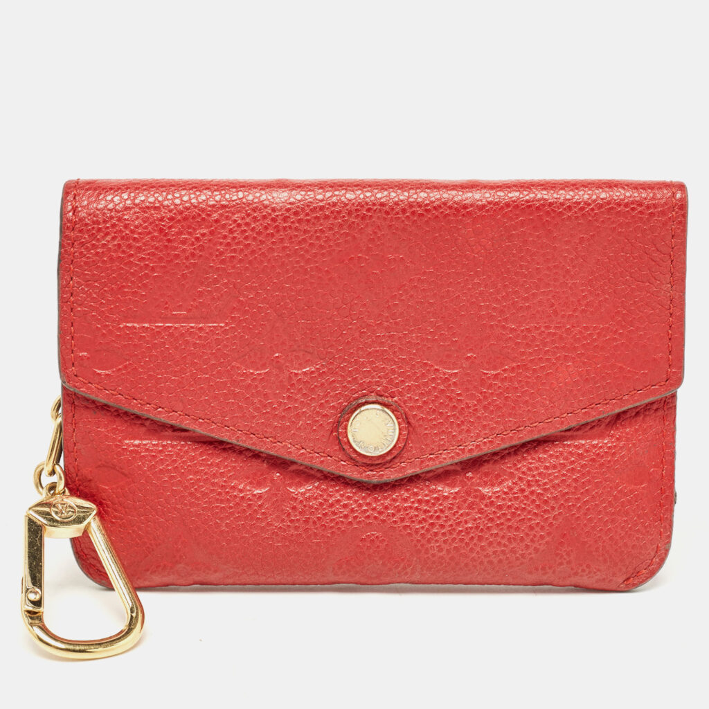 luxury-women-louis-vuitton-used-handbags-p923266-011 Louis Vuitton Cherry Empreinte Leather Key Pouch