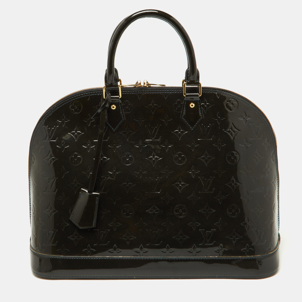 luxury-women-louis-vuitton-used-handbags-p929189-011 Louis Vuitton Bleu Infini Monogram Vernis Alma GM Bag