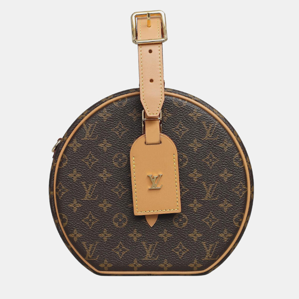 luxury-women-louis-vuitton-used-handbags-p982108-002 Louis vuitton Monogram Canvas Petite Boite Chapeau Bag