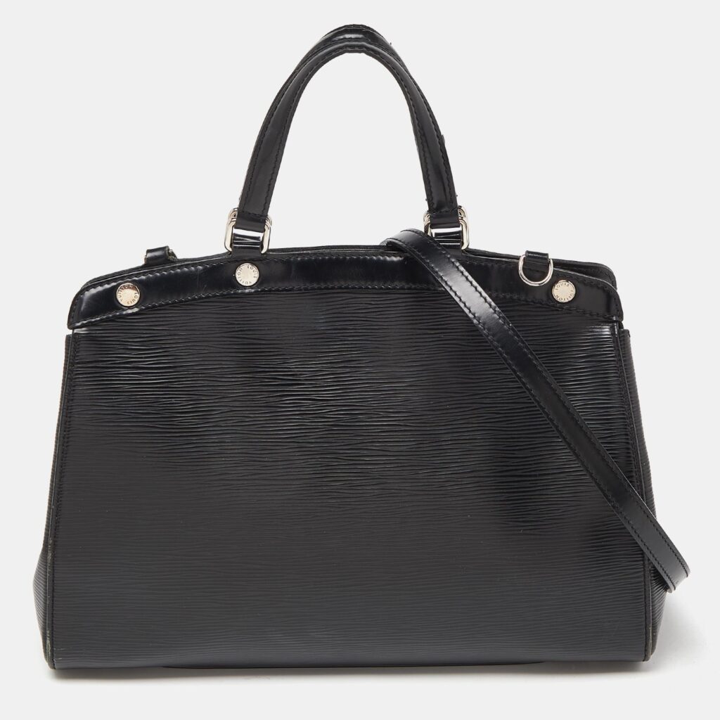 luxury-women-louis-vuitton-used-handbags-p989445-014 Louis Vuitton Black Electric Epi Leather Brea MM Bag